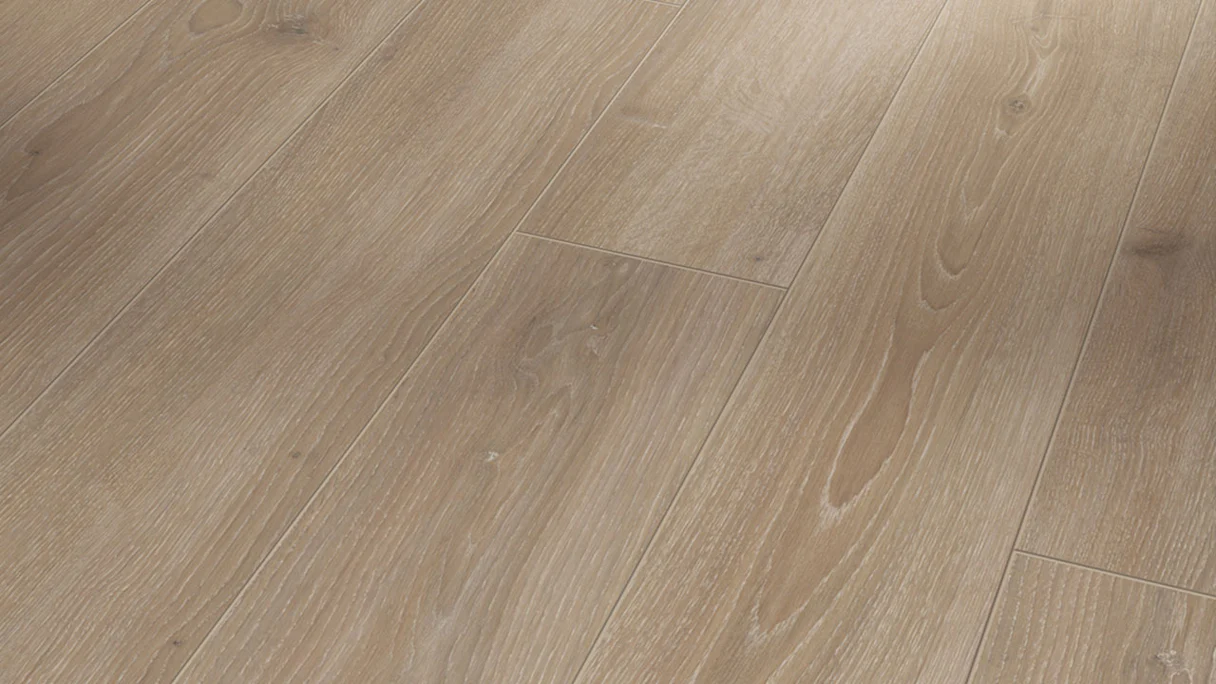 Parador laminate flooring - 1050 4V Oak Skyline pearl grey