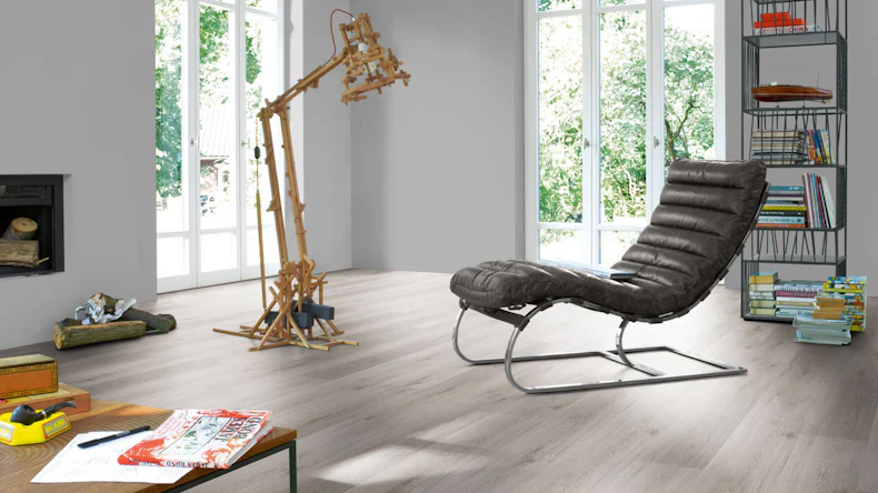 Parador Klick Vinyl - Basic 4.3 Eiche grau geweißt (1590989)