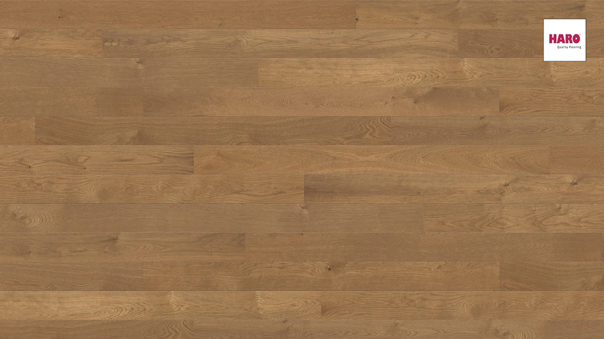 Haro Parquet Flooring - Serie 4000 2V naturaDur Markant Amber Oak (535465)