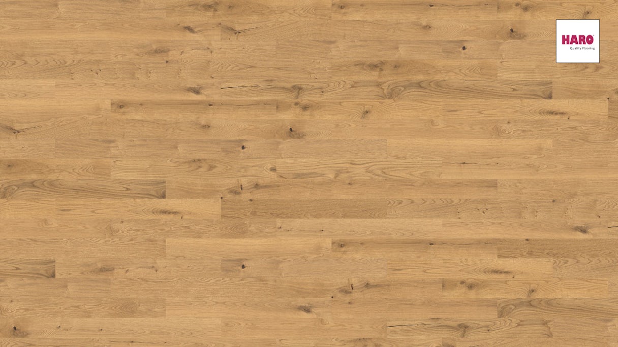 Haro Parquet Flooring - Series 4000 Stab Prestige naturaDur Oak Sauvage (536376)