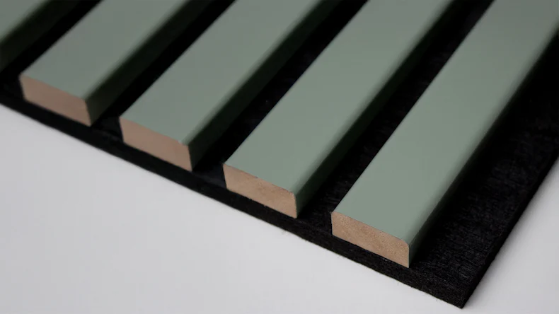 planeo Akustikpaneele - Pastel Grün/Schwarz