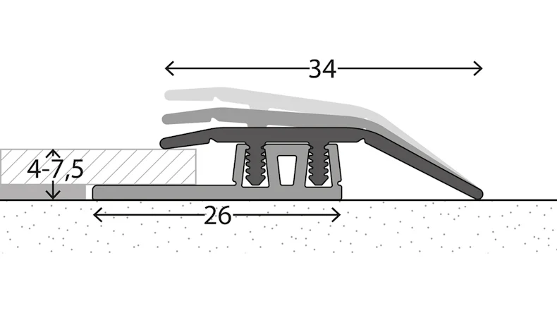 planeo Design Anpassungsprofil 323 - 270 cm