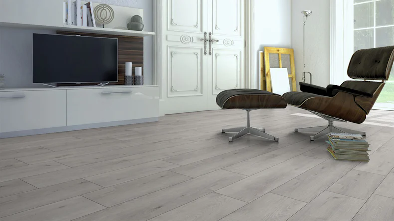 planeo Laminat - MAX Eiche hellgrau | Synchronprägung (PDW-489131)