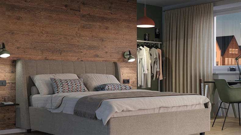 Egger Design Wandpaneele - DecoWall Namur Fichte Natur 1250 x 660 x 12 mm