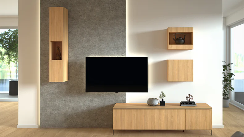 Egger Design Wandpaneele - DecoWall Rovigio Beton 1250 x 660 x 12 mm