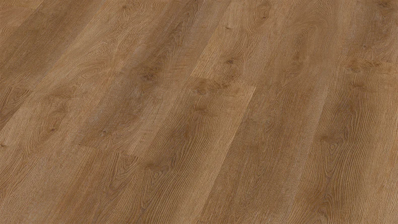 Wineo vinyle à coller - 400 wood L Balanced Oak Brown | Grain synchronisé (DB285WL)