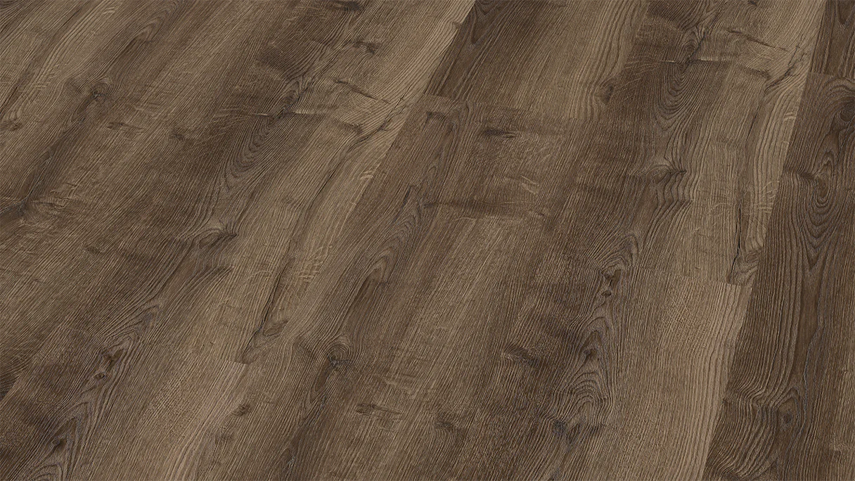 Wineo Klebevinyl - 400 wood XL Comfort Oak Dark | Synchronprägung (DB299WXL)