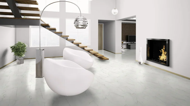 Wineo Bioboden - 1500 stone XL Klebevinyl White Marble (PL090C)