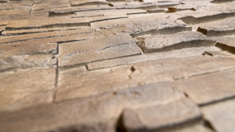 pannello di facciata planeo effetto pietra - NoviStone Brownstone 1054 x 334 mm
