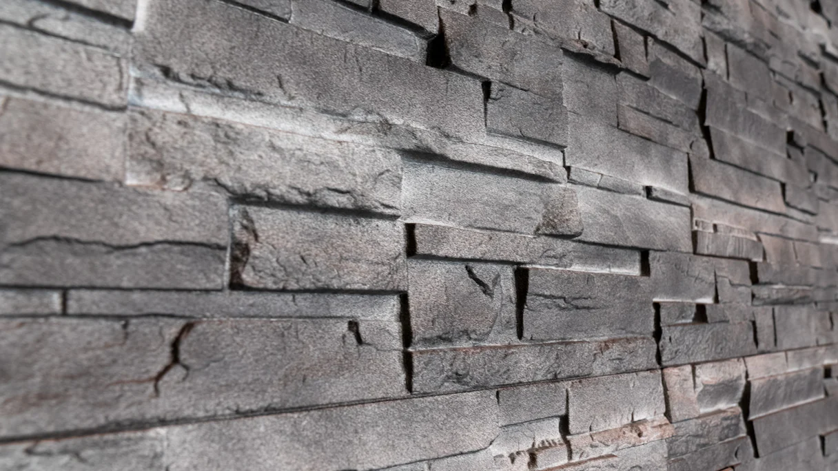panneau de façade planeo aspect pierre - NoviStone Lava 1054 x 334 mm