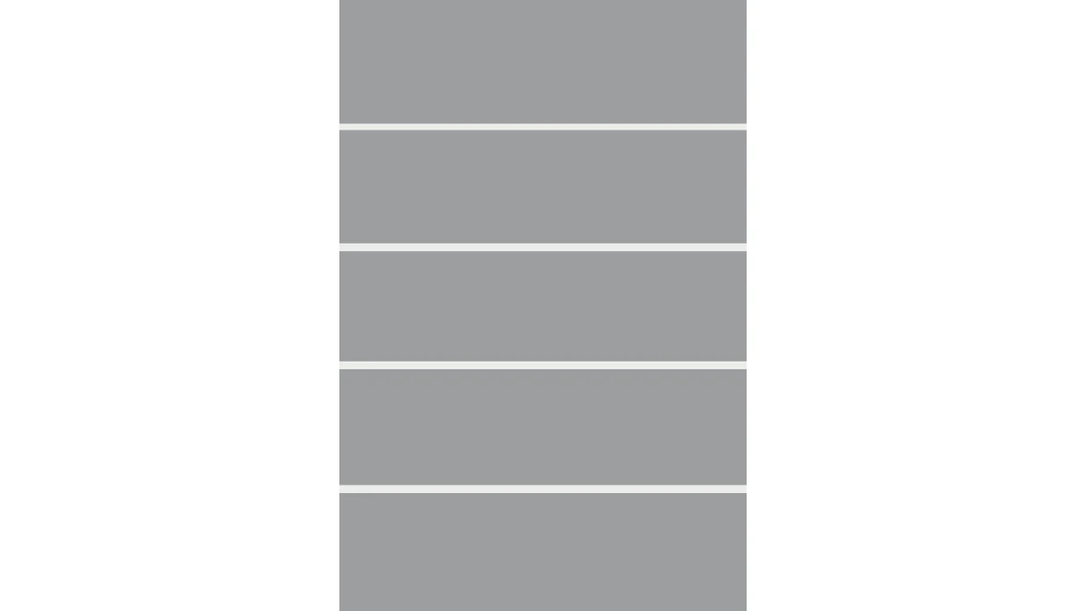 planeo Gardence Flair - Brise vue Verre Vertical Bande de bloc 120 x 180 cm