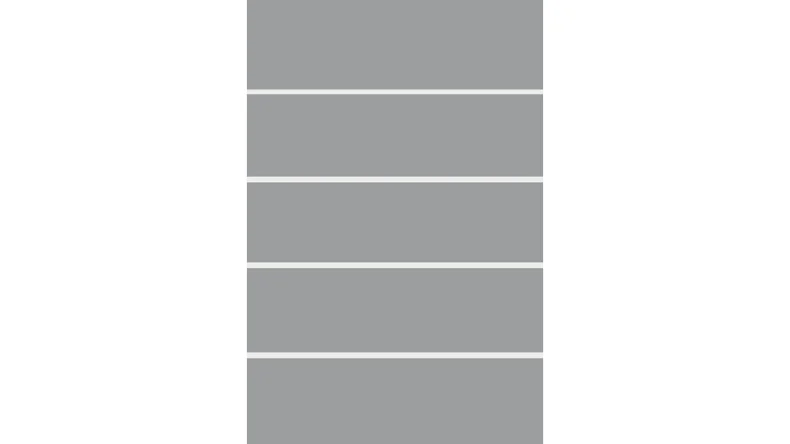 planeo Gardence Flair - Brise vue Verre Vertical Bande de bloc 120 x 180 cm