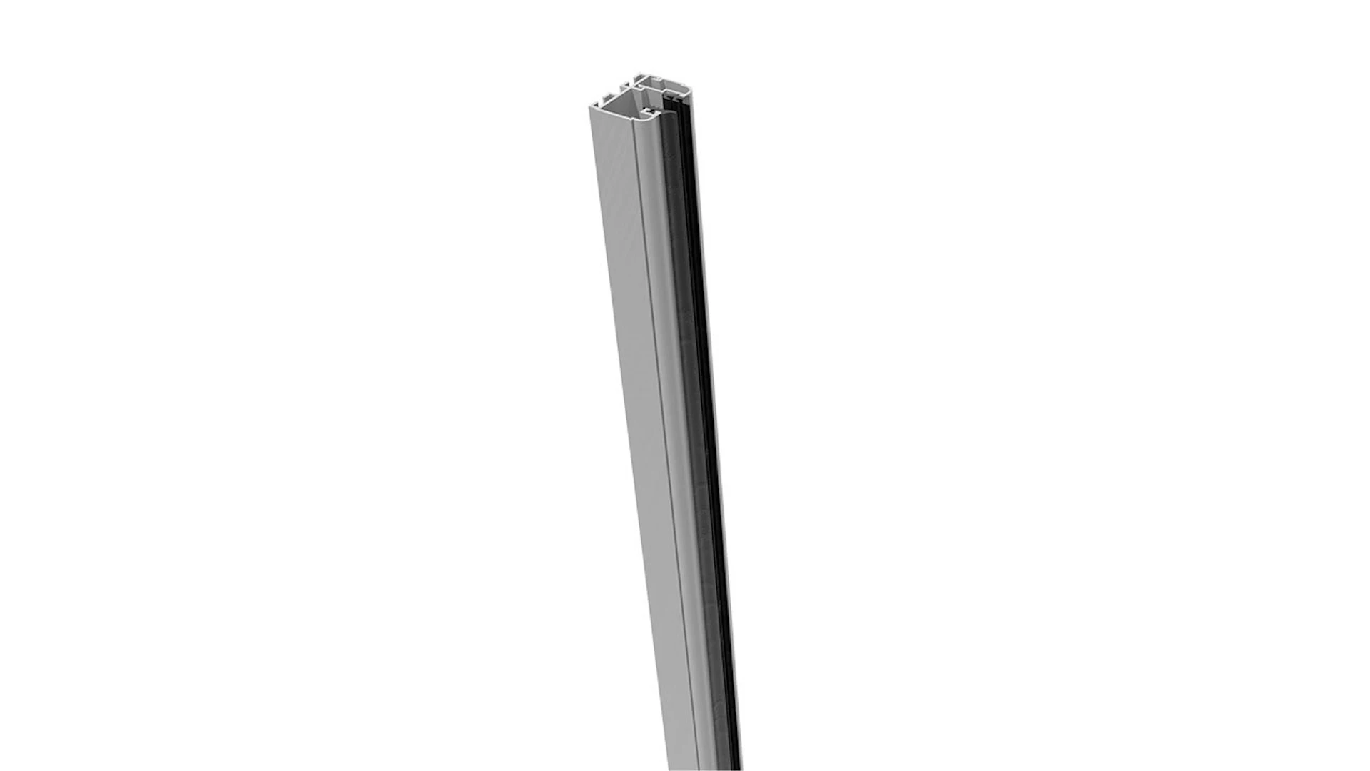 planeo Gardence Resistant - Rail de serrage 181cm gauche gris argent
