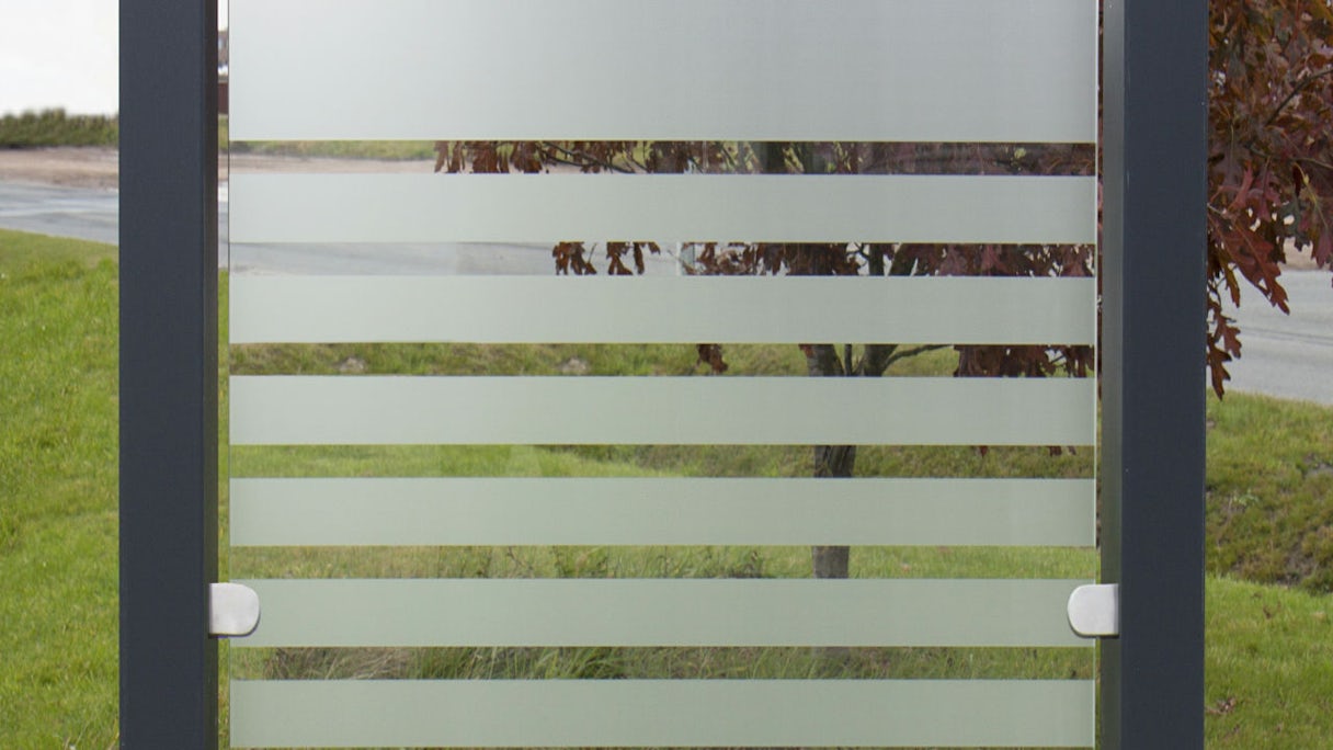 planeo Ambiente brise vue verre - Bande verticale 120 x 180 cm