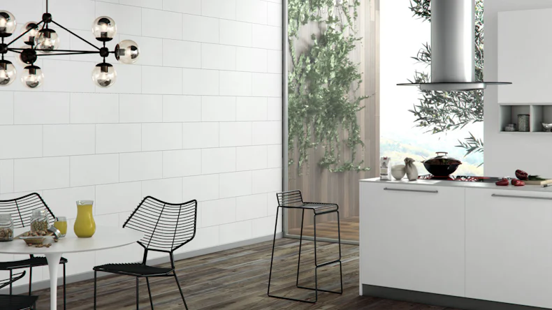 Skaben DesignWall Aqua Wandverkleidung Kunststoff - Blanco 60 x 30 cm