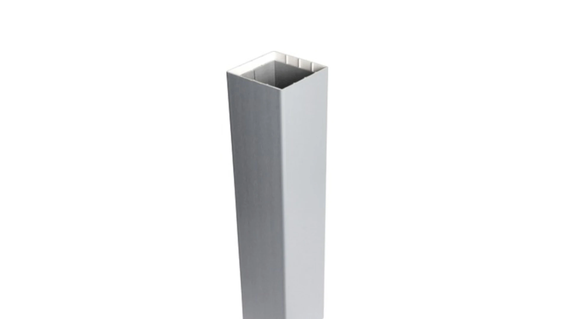 planeo Basic - palo da posare in cemento grigio argento 245 cm
