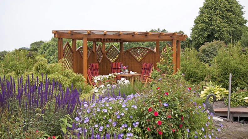 planeo Basic - Brise vue Type D 90 x 225 cm Chêne doré