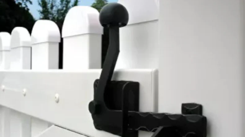 planeo Basic Vorgartentor 1-flügelig DIN-links 100 x 63 gerader Verlauf Weiss