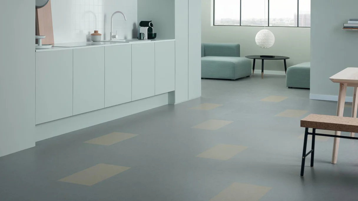 planeo click linoleum flooring Linoklick - Liquid clay 60x30cm - 633702
