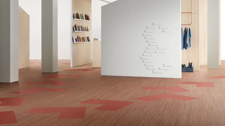 Forbo Linoleum Marmoleum - Walton Berlin rosso 3352