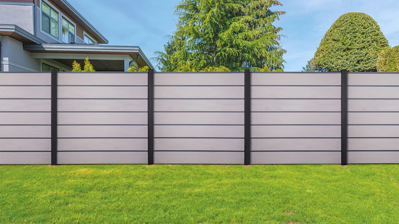planeo Gardence Deluxe - Recinzione premium BPC BiColor Bianco