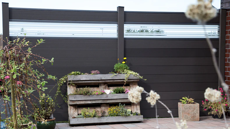 planeo Gardence Strong - Designblende Glas30 Anthrazitgrau