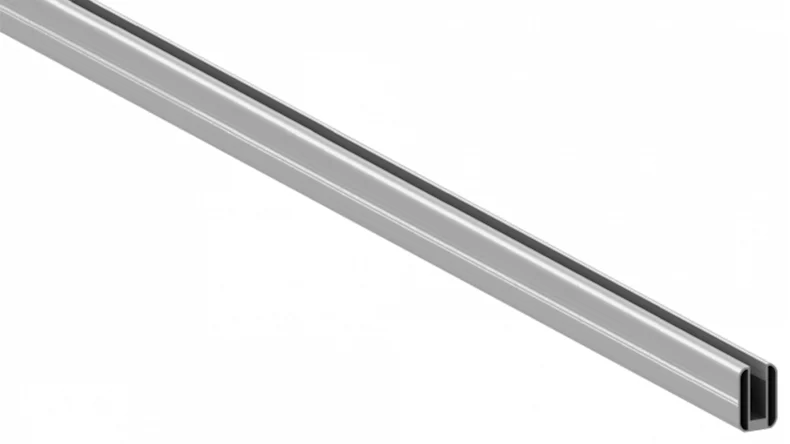 planeo Gardence - U-Profil 180 cm Silbergrau