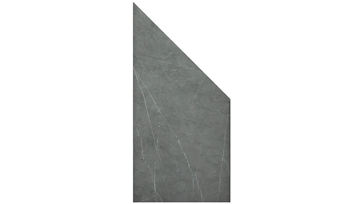 planeo Stonefence - Keramik-Sichtschutz Schräg Granit 90 x 180/90