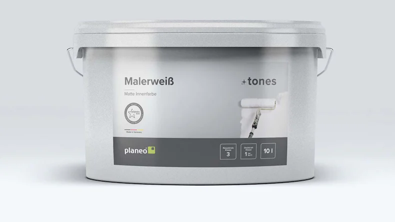 planeo Malerweiß weiß 10l - matt