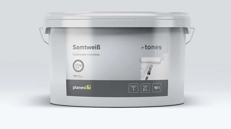 planeo samtmatt premium blanc 10l - satiné mat