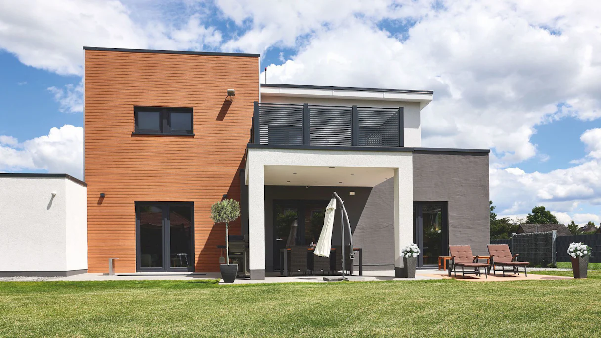 planeo Fassado - bardage composite façade brun ambré