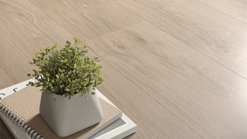 planeo Vinyle à coller - Objet Woodline Chêne Crème | Grain synchrone (PLDD2570-KER)