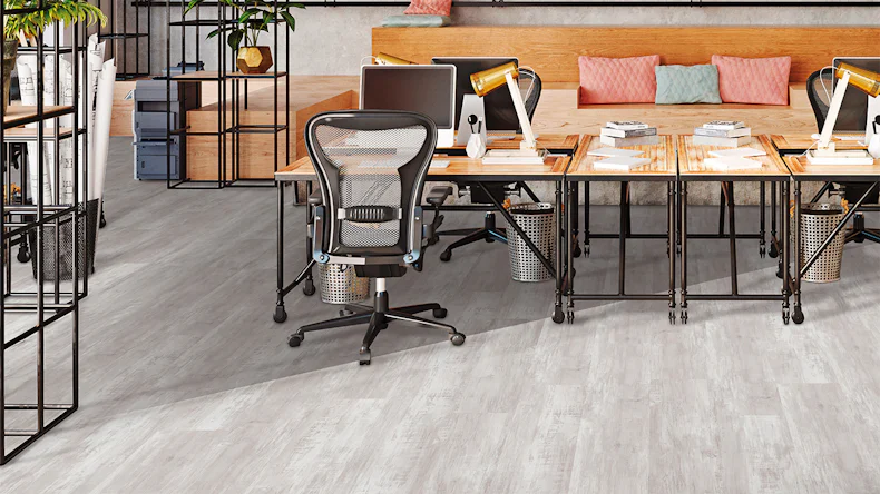 planeo Rigid Klick Vinyl - FlexCore 30 Gletscher Oak White | Trittschalldämmung integr. (plfc-5167FS30)