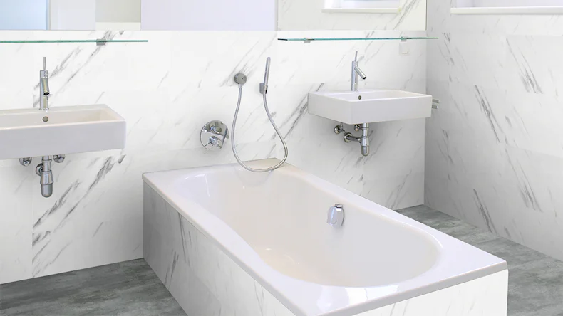planeo Revea - revêtement mural plastique Marble brillant 60 x 30 cm