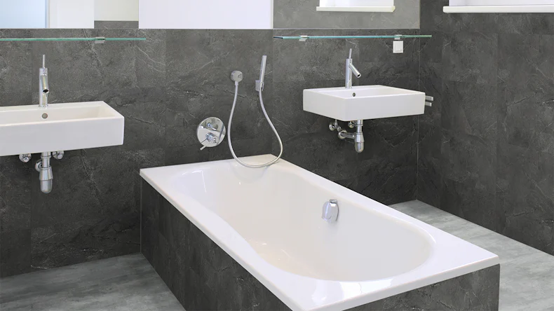 planeo Revea - revêtement mural plastique Slate Matt 60 x 30 cm