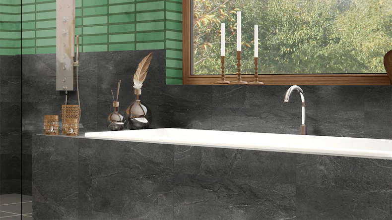 planeo Revea - revêtement mural plastique Slate Matt 60 x 30 cm