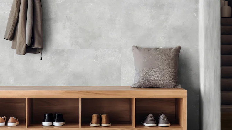 planeo Revea - Revêtement mural plastique Concrete Matt 60 x 30 cm