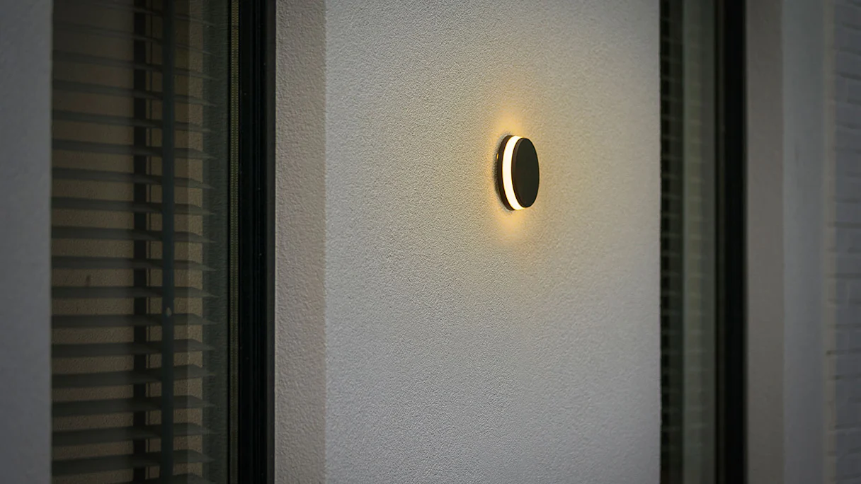 planeo illuminazione giardino 12V - Applique a LED a parete Polaris Alu - 6W 495Lumen