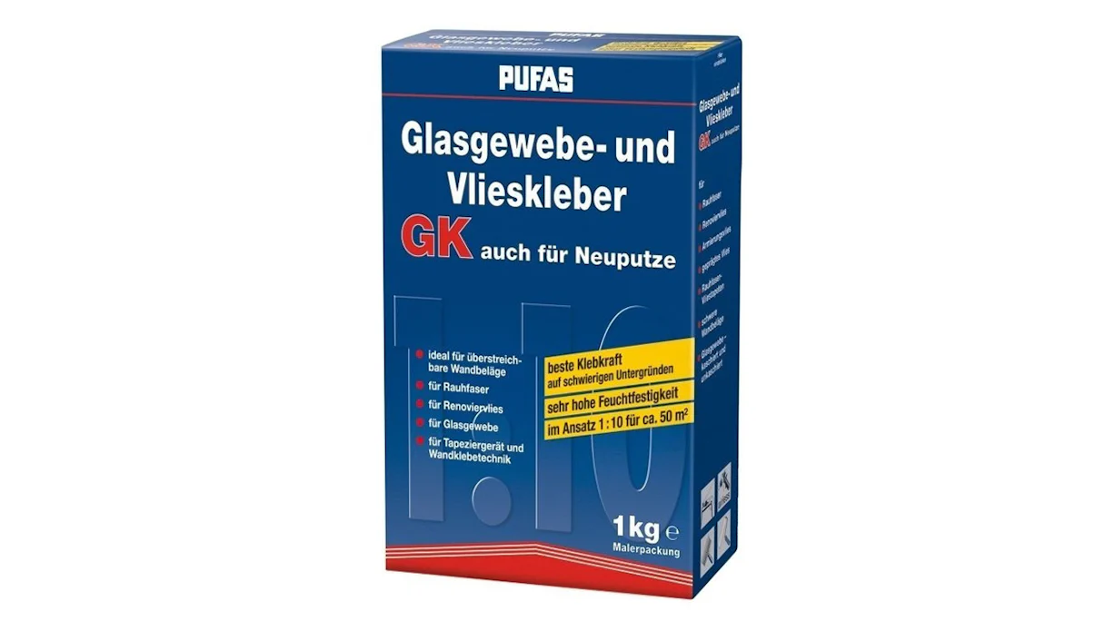 Pufas - Glasgewebe- und Vlieskleber GK Kleister 1kg