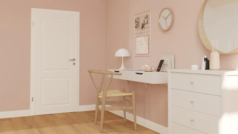 planeo Porte intérieure de style maison de campagne PUREA Casa 2 laque blanche 9003 chant design | laqué - 1985 x 610|735|860|985 mm