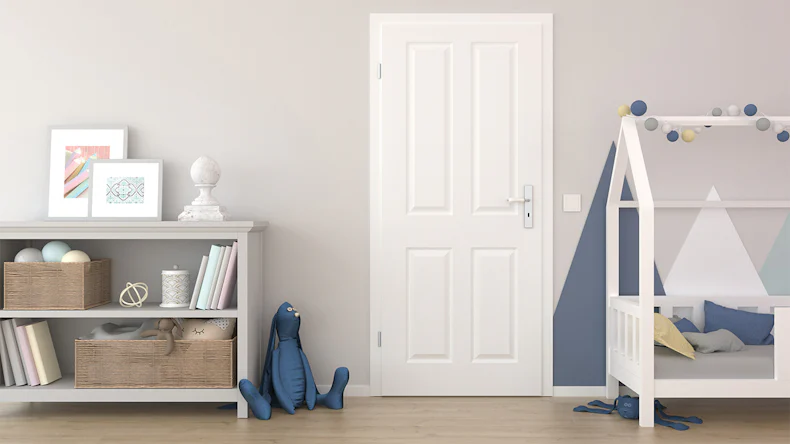 planeo Porte intérieure de style maison de campagne PUREA Casa 4 laque blanche 9003 chant design | laqué - 1985 x 610|735|860|985 mm