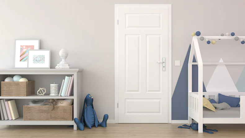 planeo Porte intérieure de style maison de campagne PUREA Casa 4 AR Laque blanche 9003 Chant design | laqué - 1985 x 610|735|860|985 mm