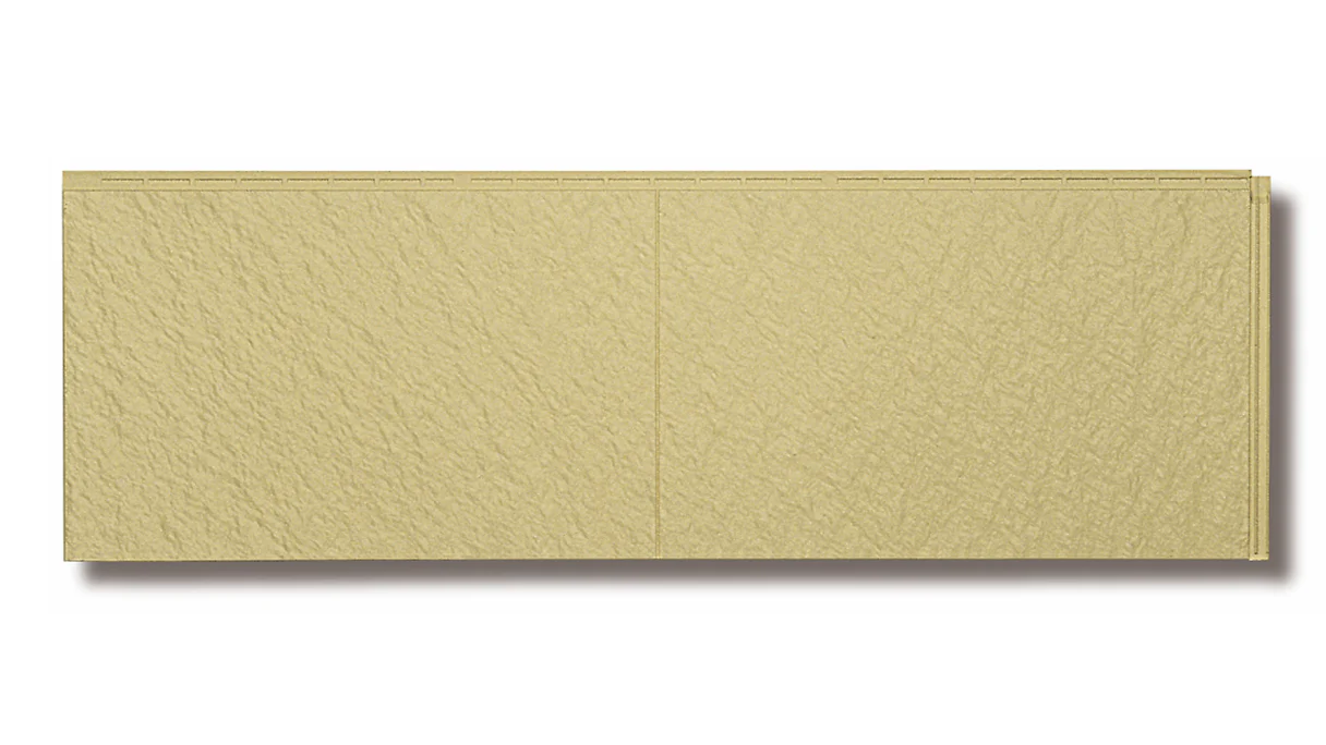Zierer facade panel plaster optic PS1 - 1115 x 359 mm yellow made of GRP