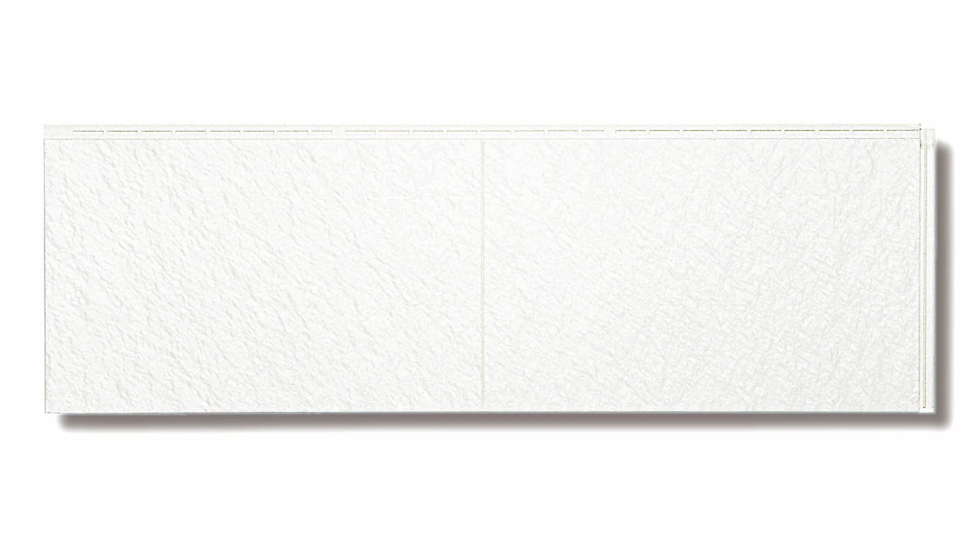 Zierer façade aspect plâtre PS1 - 1115 x 359 mm blanc en PRFV