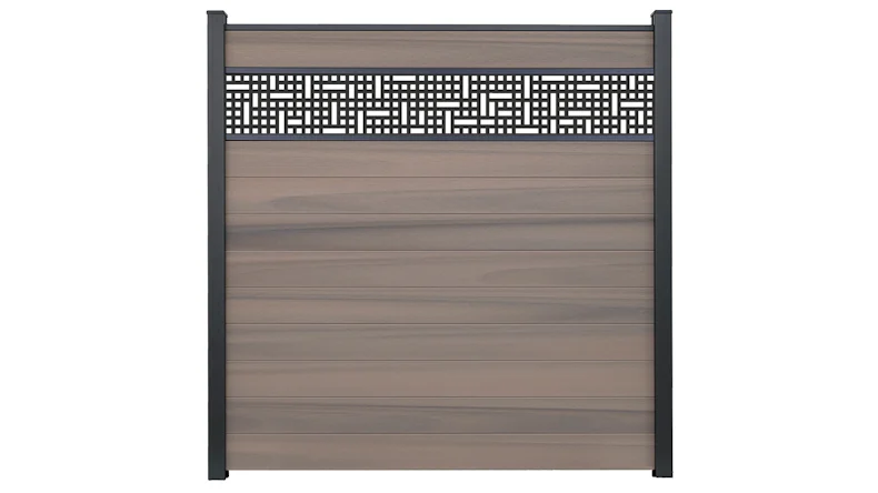 planeo Gardence Strong - BPC-Steckzaun Mesh Bi-Color co-ex 180 x 180 cm