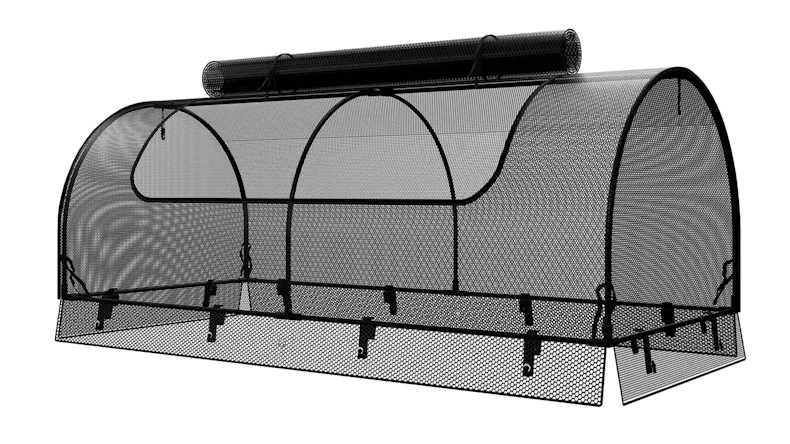 planeo Rete per letto rialzato - Nero 149,9 x 69,4 x 62 cm