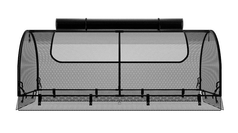 planeo Rete per letto rialzato - Nero 149,9 x 69,4 x 62 cm