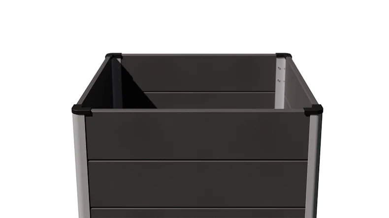 planeo BPC letto rialzato Cube - Antracite | DB703 70 x 70 x 75 cm