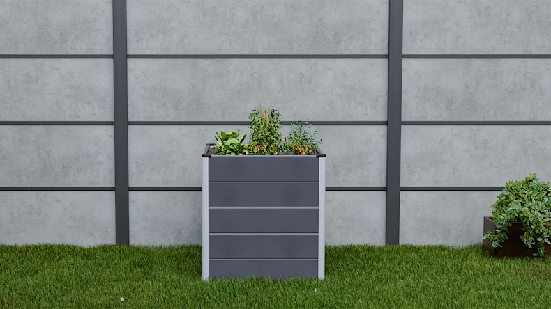 planeo BPC letto rialzato Cube - Antracite | DB703 70 x 70 x 75 cm