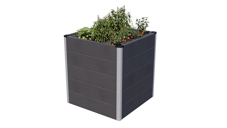 planeo BPC letto rialzato Cube - Antracite | DB703 70 x 70 x 75 cm